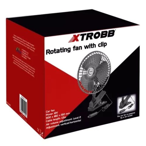 Wentylator obrotowy z klipsem Xtrobb 23194 Wentylator obrotowy z klipsem Xtrobb 23194