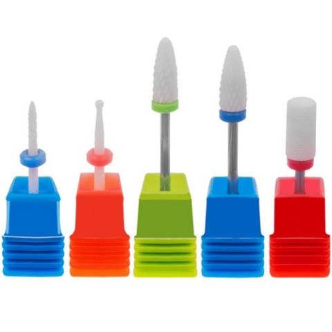 Frezy ceramiczne - zestaw 5szt. Frezy ceramiczne - zestaw 5szt.