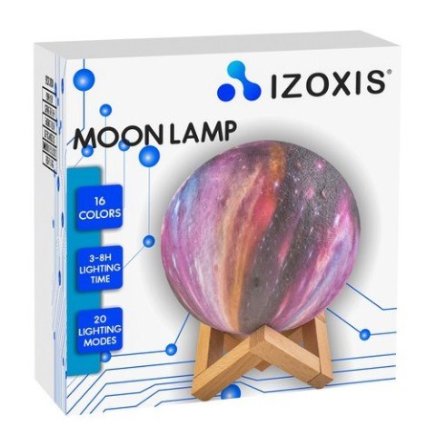 Lampka nocna księżyc 15cm 16 kolorów Lampka nocna księżyc 15cm 16 kolorów