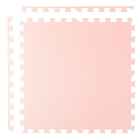 Duża mata piankowa puzzle Ricokids 60x60 cm 4 szt. brzoskwiniowo-biała Duża mata piankowa puzzle Ricokids 60x60 cm 4 szt. brzoskwiniowo-biała