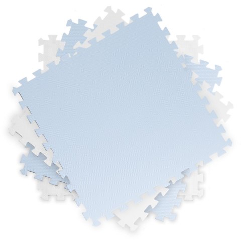 Duża mata piankowa puzzle Ricokids 60x60 cm 4 szt. niebiesko-biała Duża mata piankowa puzzle Ricokids 60x60 cm 4 szt. niebiesko-biała