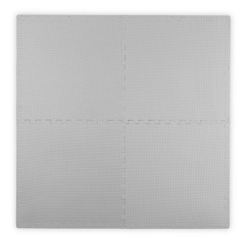 Duża mata piankowa puzzle Ricokids 60x60 cm 4 szt. szare Duża mata piankowa puzzle Ricokids 60x60 cm 4 szt. szare