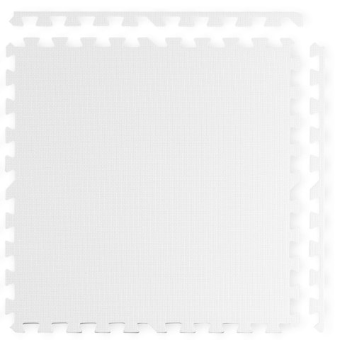 Duża mata piankowa, puzzle Ricokids 60x60cm 4 szt białe i szare Duża mata piankowa, puzzle Ricokids 60x60cm 4 szt białe i szare