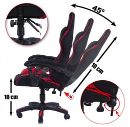 Fotel obrotowy gamingowy HERO ENZO MINT ALCANTARA ICE