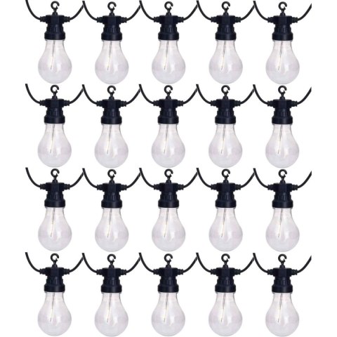 GIRLANDA OGRODOWA PARTY LIGHT 20LED A60 TIMER MOŻLIWOŚĆ ŁĄCZENIA GIRLANDA OGRODOWA PARTY LIGHT 20LED A60 TIMER MOŻLIWOŚĆ ŁĄCZENIA