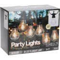GIRLANDA OGRODOWA PARTY LIGHT 20LED A60 TIMER MOŻLIWOŚĆ ŁĄCZENIA