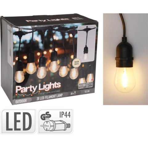 GIRLANDA OGRODOWA PARTY LIGHT 20LED GIRLANDA OGRODOWA PARTY LIGHT 20LED