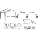 GIRLANDA OGRODOWA PARTY LIGHT 80LED CIEPŁY BIAŁY