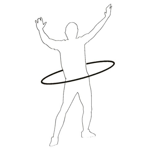HULA HOP Z OBCIĄŻENIEM 95CM NEOPRENOWY NIEBIESKO-SZARY UMBRO HULA HOP Z OBCIĄŻENIEM 95CM NEOPRENOWY NIEBIESKO-SZARY UMBRO