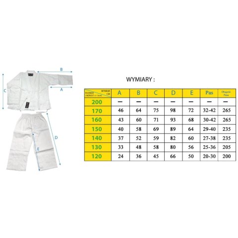 KIMONO ENERO PROFESSIONAL KARATE 170CM 8OZ KIMONO ENERO PROFESSIONAL KARATE 170CM 8OZ
