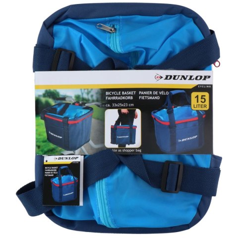 KOSZYK ROWEROWY DUNLOP PRZÓD M/RAMA KLICK SOFT 15L KOSZYK ROWEROWY DUNLOP PRZÓD M/RAMA KLICK SOFT 15L