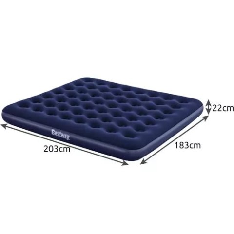 Materac dwuosobowy 203x183x22cm - BESTWAY 67004 Materac dwuosobowy 203x183x22cm - BESTWAY 67004