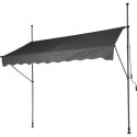 MARKIZA OGRODOWA NA TARAS BALKON REGULOWANA 250X120CM