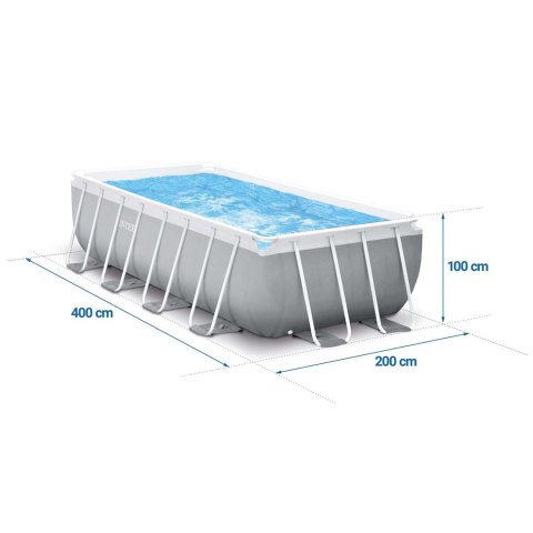 Basen ogrodowy stelażowy 400 x 200 x 100 cm 4w1 INTEX 26788 Basen ogrodowy stelażowy 400 x 200 x 100 cm 4w1 INTEX 26788