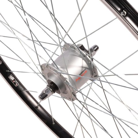 KOŁO 28 CALI PRZÓD Z PIASTĄ SHIMANO OBRĘCZ CZARNA KOŁO 28 CALI PRZÓD Z PIASTĄ SHIMANO OBRĘCZ CZARNA