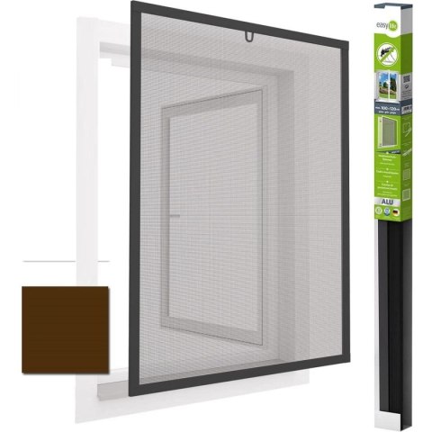 MOSKITIERA OKNO ALU 100X120 BRĄZ PLUS MOSKITIERA OKNO ALU 100X120 BRĄZ PLUS