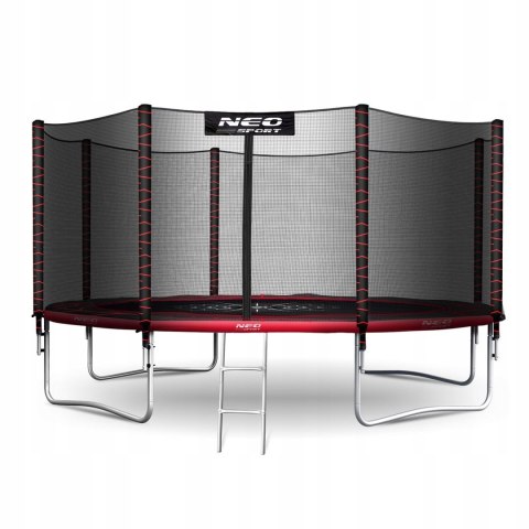 Trampolina ogrodowa 13ft/404cm z siatką zewnętrzną i drabinką Neo-Sport Trampolina ogrodowa 13ft/404cm z siatką zewnętrzną i drabinką Neo-Sport