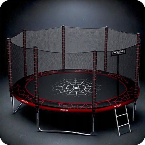 Trampolina ogrodowa 13ft/404cm z siatką zewnętrzną i drabinką Neo-Sport Trampolina ogrodowa 13ft/404cm z siatką zewnętrzną i drabinką Neo-Sport
