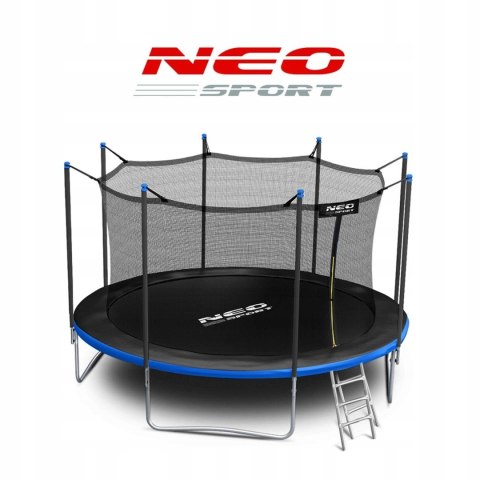 Trampolina ogrodowa 15ft/465cm z siatką wewnętrzną i drabinką Neo-Sport Trampolina ogrodowa 15ft/465cm z siatką wewnętrzną i drabinką Neo-Sport