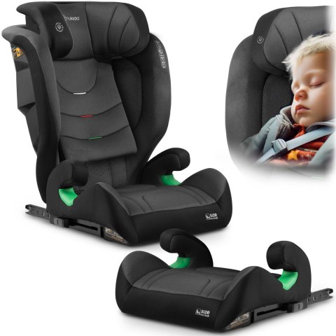 Fotelik samochodowy Nukido Louis Soft czarno-szary 15-36 kg ISOFIX Fotelik samochodowy Nukido Louis Soft czarno-szary 15-36 kg ISOFIX