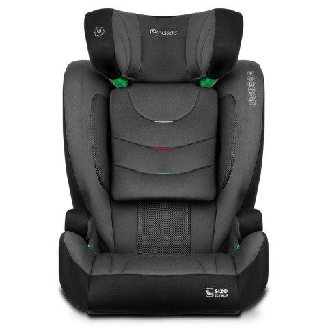 Fotelik samochodowy Nukido Louis Soft czarno-szary 15-36 kg ISOFIX Fotelik samochodowy Nukido Louis Soft czarno-szary 15-36 kg ISOFIX