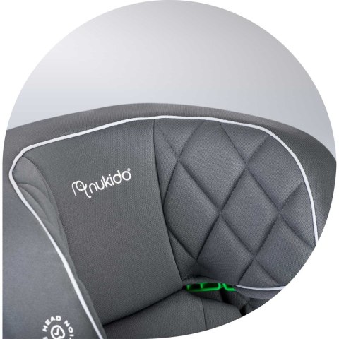 Fotelik samochodowy Nukido Louis szary 15-36 kg ISOFIX Fotelik samochodowy Nukido Louis szary 15-36 kg ISOFIX