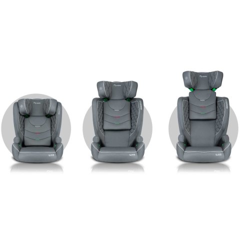 Fotelik samochodowy Nukido Louis szary 15-36 kg ISOFIX Fotelik samochodowy Nukido Louis szary 15-36 kg ISOFIX