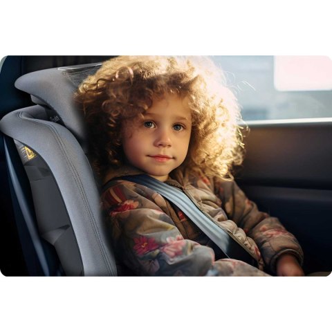 Fotelik samochodowy Nukido Louis szary 15-36 kg ISOFIX Fotelik samochodowy Nukido Louis szary 15-36 kg ISOFIX