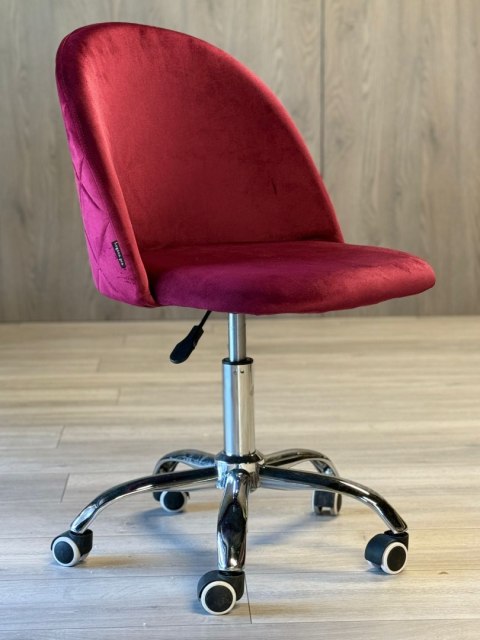 Krzesło obrotowe GLORIA OFFICE WINE VELVET Krzesło obrotowe GLORIA OFFICE WINE VELVET