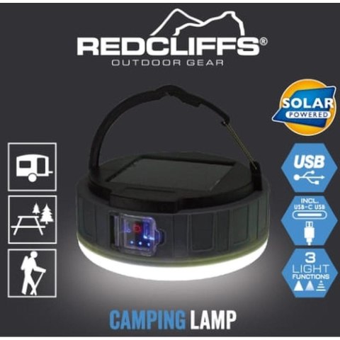 LATARKA LAMPA CAMPING SOLARNA USB REDCLIFFS LATARKA LAMPA CAMPING SOLARNA USB REDCLIFFS