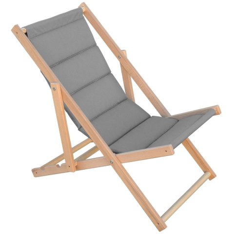 LEŻAK DREWNIANY CLASSIC SOFT Z ZAGŁÓWKIEM STALOWY LEŻAK DREWNIANY CLASSIC SOFT Z ZAGŁÓWKIEM STALOWY
