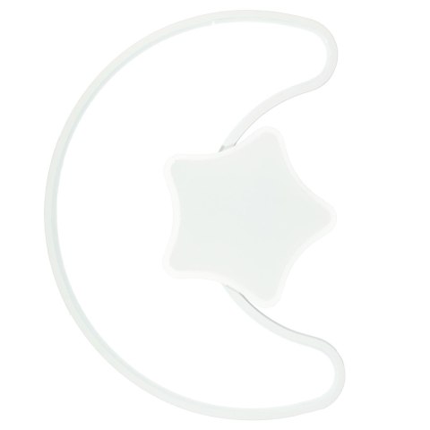Lampa LED sufitowa plafon do pokoju dziecięcego ściemniana LUMELA + pilot księżyc biała Lampa LED sufitowa plafon do pokoju dziecięcego ściemniana LUMELA + pilot księżyc biała