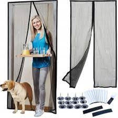 MOSKITIERA DRZWIOWA LAMELOWA 100X220 CM ZAMKNIĘCIEM NA MAGNES MOSKITIERA DRZWIOWA LAMELOWA 100X220 CM ZAMKNIĘCIEM NA MAGNES