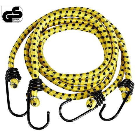 TAŚMY GUMY DO MOCOWANIA BAGAŻU HAKI DUNLOP DŁ 150CM 2szt ŻÓŁTY TAŚMY GUMY DO MOCOWANIA BAGAŻU HAKI DUNLOP DŁ 150CM 2szt ŻÓŁTY