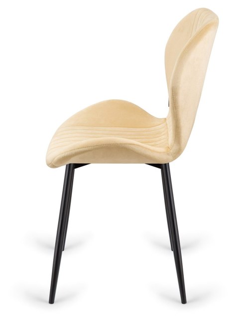 Krzesło tapicerowane MONTI VELVET BEIGE Krzesło tapicerowane MONTI VELVET BEIGE