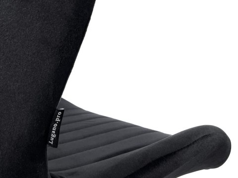 Krzesło tapicerowane MONTI VELVET BLACK Krzesło tapicerowane MONTI VELVET BLACK