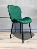 Krzesło tapicerowane MONTI VELVET GREEN