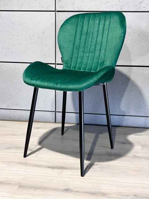 Krzesło tapicerowane MONTI VELVET GREEN Krzesło tapicerowane MONTI VELVET GREEN