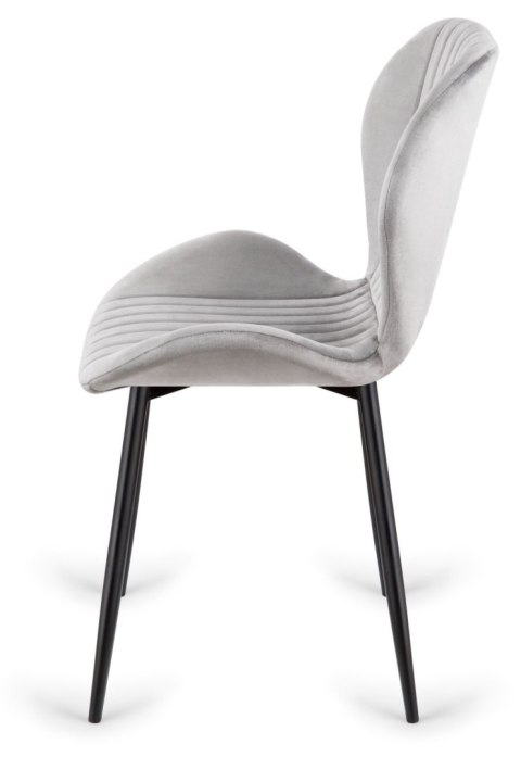 Krzesło tapicerowane MONTI VELVET GREY Krzesło tapicerowane MONTI VELVET GREY