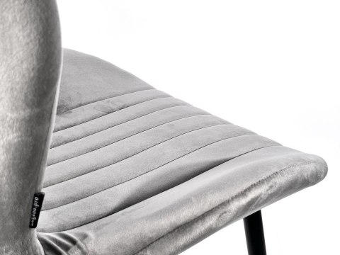 Krzesło tapicerowane MONTI VELVET GREY Krzesło tapicerowane MONTI VELVET GREY