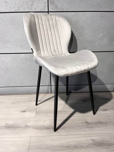 Krzesło tapicerowane MONTI VELVET GREY Krzesło tapicerowane MONTI VELVET GREY