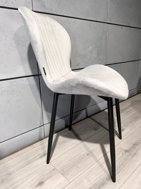 Krzesło tapicerowane MONTI VELVET GREY Krzesło tapicerowane MONTI VELVET GREY