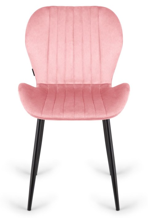 Krzesło tapicerowane MONTI VELVET PINK Krzesło tapicerowane MONTI VELVET PINK