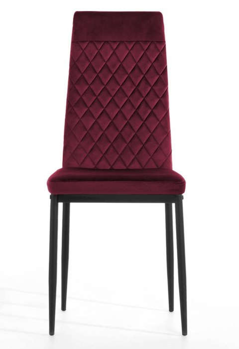 Krzesło tapicerowane VALVA CARO VELVET BURGUNDY Krzesło tapicerowane VALVA CARO VELVET BURGUNDY