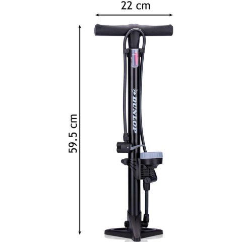 POMPKA WARSZTATOWO - ROWEROWA DUNLOP 160Psi (11Bar) Z MANOMETREM POMPKA WARSZTATOWO - ROWEROWA DUNLOP 160Psi (11Bar) Z MANOMETREM