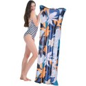 MATERAC DMUCHANY KWIATY 174x59x18CM 33258 NIEBIESKI