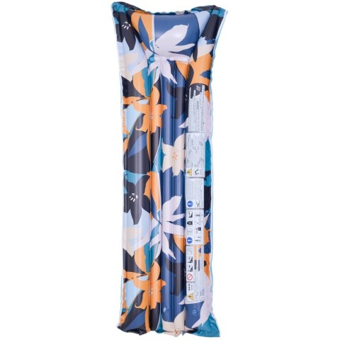 MATERAC DMUCHANY KWIATY 174x59x18CM 33258 NIEBIESKI MATERAC DMUCHANY KWIATY 174x59x18CM 33258 NIEBIESKI