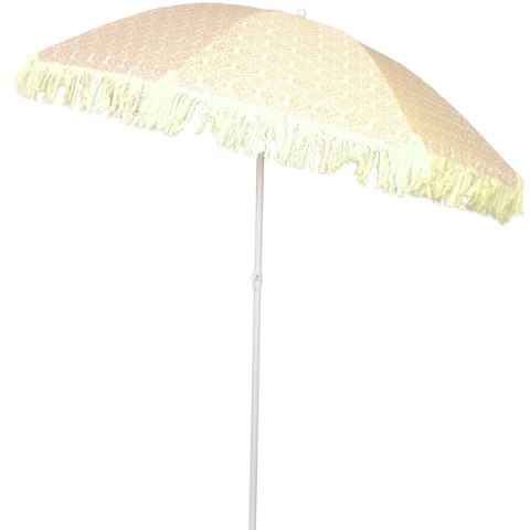 PARASOL PLAŻOWO OGRODOWY Z FRĘDZLAMI 174CM ŻÓŁTY PARASOL PLAŻOWO OGRODOWY Z FRĘDZLAMI 174CM ŻÓŁTY