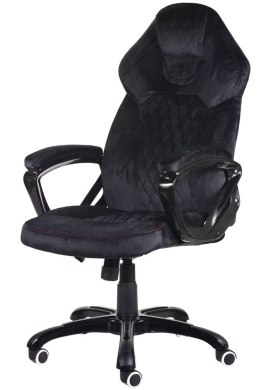 Fotel obrotowy do biurka SPIDER BLACK ALCANTARA