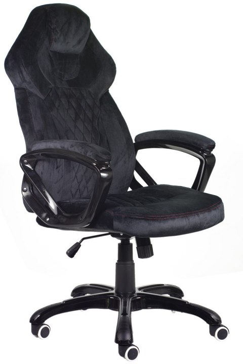 Fotel obrotowy do biurka SPIDER BLACK ALCANTARA Fotel obrotowy do biurka SPIDER BLACK ALCANTARA